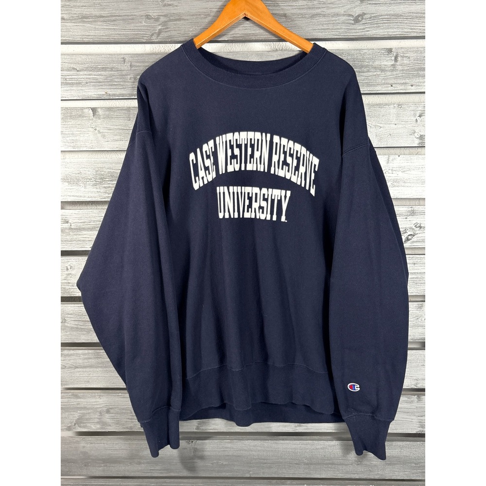 Champion Reverse Weave Case Western Reserve University Sweatshirt Mens 2XL vtg